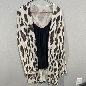 Leopard Print Cardigan